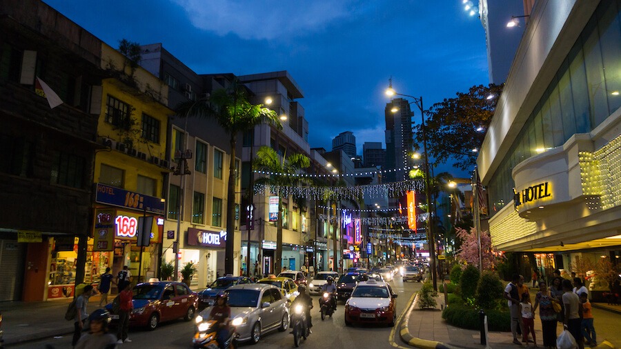 Ausgehviertel in Kuala Lumpur