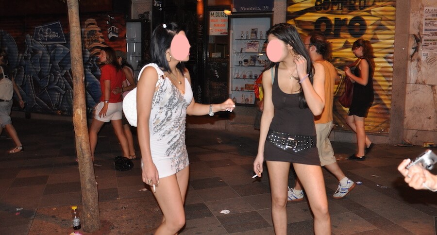 Straßenprostituierte in Barcelona